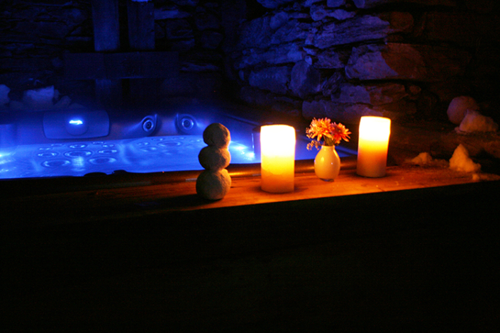 Jacuzzi, bain à remous - Gîte Versaya